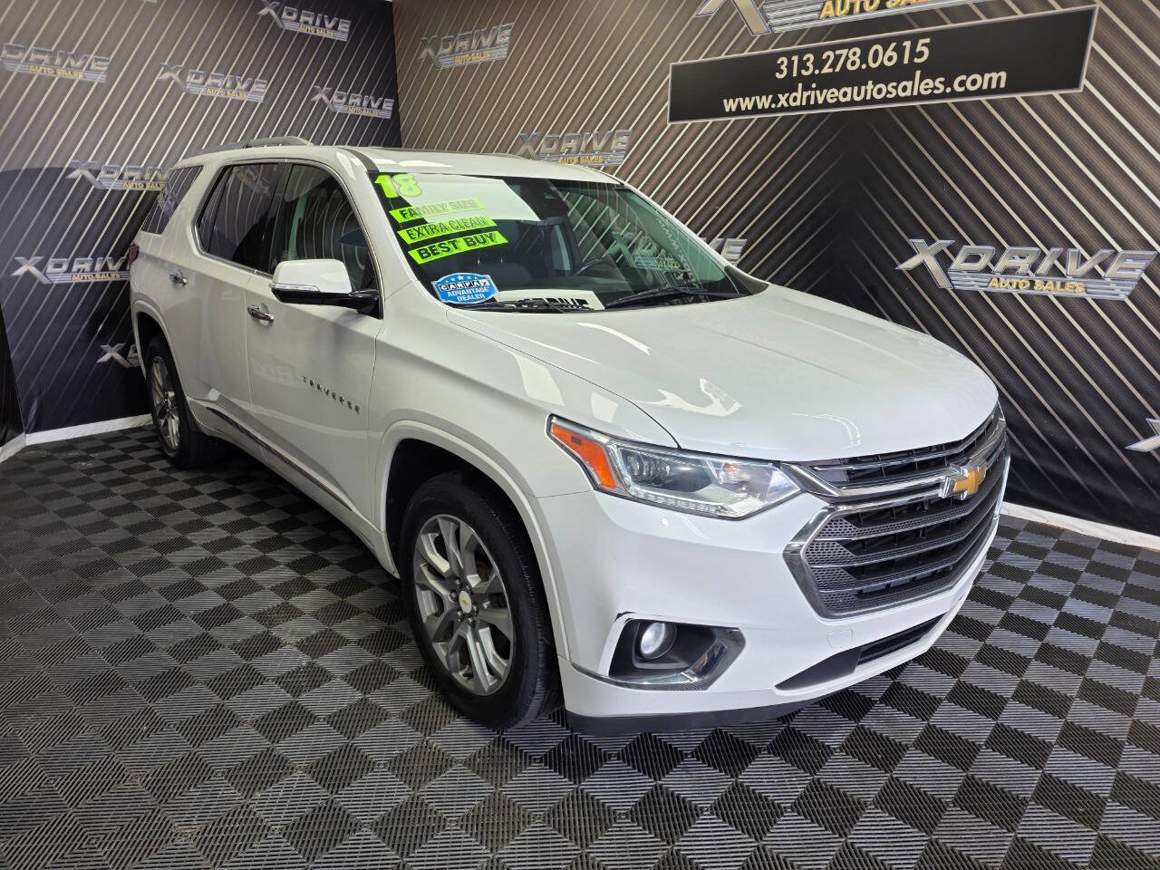 Used 2018 Chevrolet Traverse Premier w/ Driver Confidence II Package FWD image 7