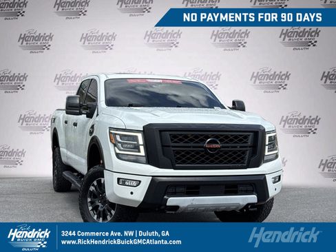 Used 2021 Nissan Titan PRO-4X w/ Pro-4x Convenience Package AWD/4WD image 1