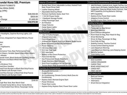 New 2026 Hyundai Kona SEL Premium FWD image 5