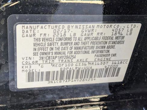 Used 2017 Nissan Sentra SR Turbo w/ SR Midnight Edition image 23