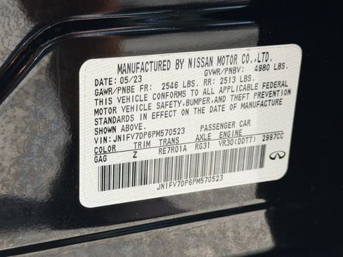Used 2023 INFINITI Q50 Red Sport 400 RWD image 27