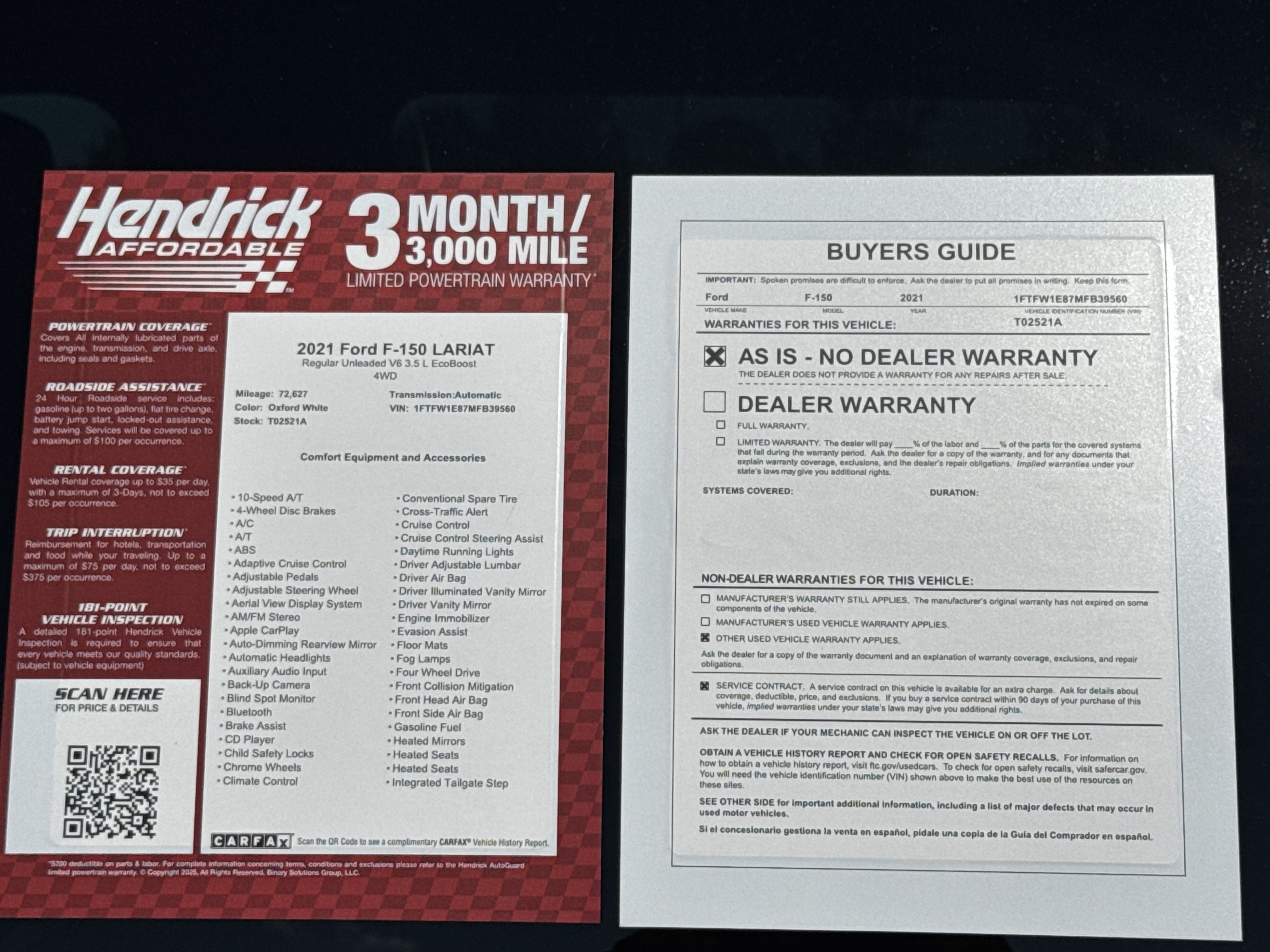 Used 2021 Ford F150 Lariat AWD/4WD image 38