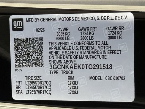 New 2026 Chevrolet Silverado 1500 W/T w/ WT Safety Package image 20