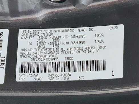 New 2026 Toyota Tundra SR5 image 27