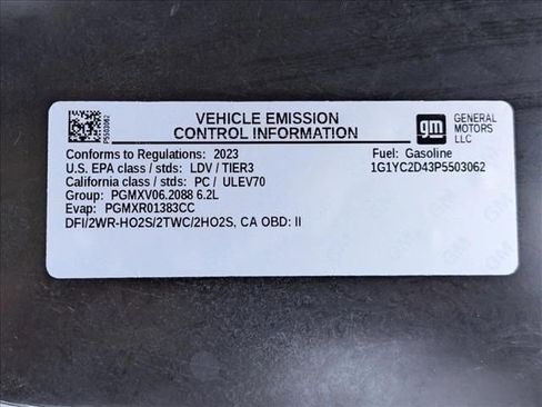 Certified 2023 Chevrolet Corvette Stingray Premium Cpe w/ Z51 Performance Package image 20