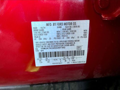 Used 2025 Ford Explorer ST-Line w/ Premium Package RWD image 35