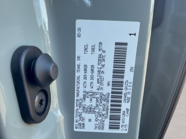 Used 2026 Toyota Sequoia 1794 Edition AWD/4WD image 33