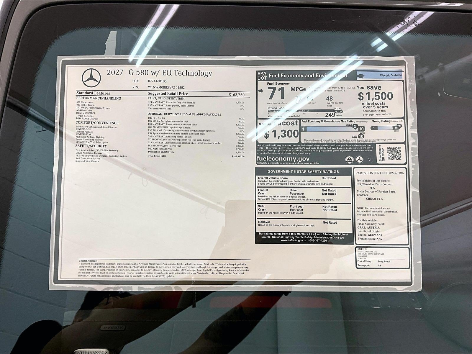 New 2027 Mercedes-Benz G 580 e image 17