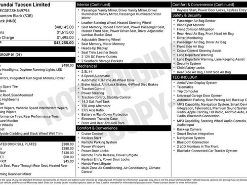 Certified 2025 Hyundai Tucson Limited AWD/4WD image 28
