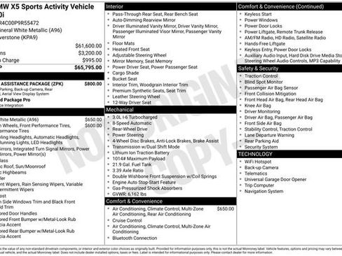 Used 2023 BMW X5 sDrive40i w/ Parking Assistance Package image 42
