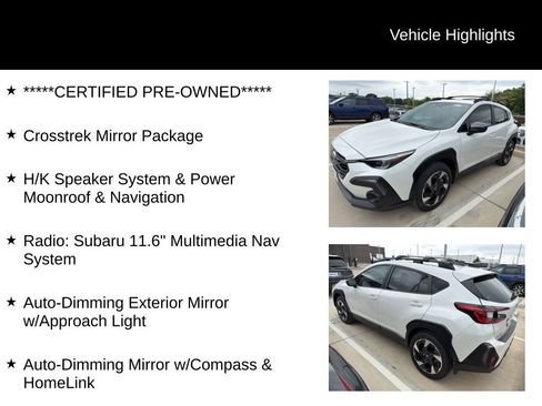 Used 2025 Subaru Crosstrek 2.5i Limited w/ Crosstrek Mirror Package AWD/4WD image 6
