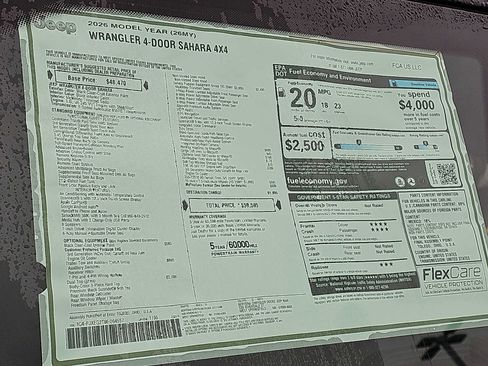 New 2026 Jeep Wrangler Unlimited Sahara AWD/4WD image 19
