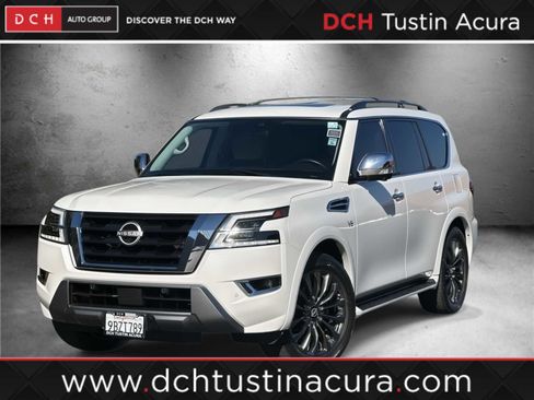Used 2022 Nissan Armada Platinum w/ Captain's Chairs Package image 1