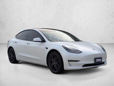 Used 2021 Tesla Model 3 Performance AWD/4WD image 3