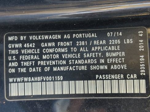 Used 2015 Volkswagen Eos Executive FWD image 33