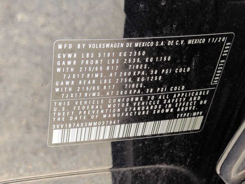 Used 2021 Volkswagen Tiguan S FWD image 34
