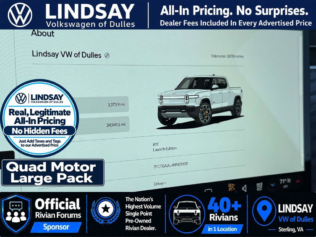 Used 2022 Rivian R1T Launch Edition AWD/4WD image 22