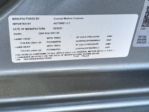 Used 2025 Chevrolet Silverado 1500 RST w/ Convenience Package II AWD/4WD image 11