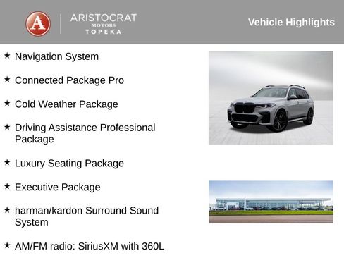 Used 2021 BMW X7 M50i AWD/4WD image 2