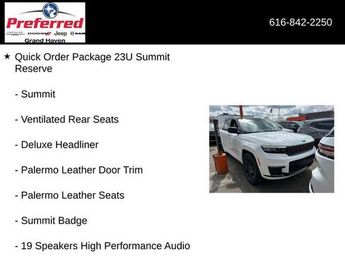 Used 2025 Jeep Grand Cherokee L Summit AWD/4WD image 6