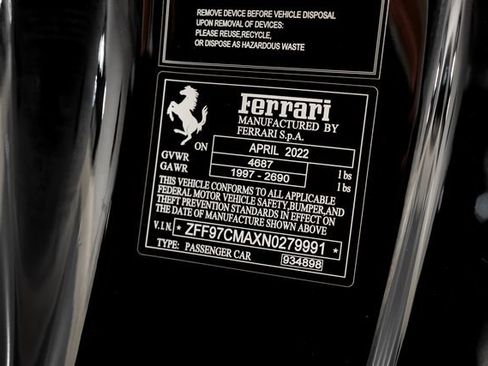 Certified 2022 Ferrari 812 GTS RWD image 69