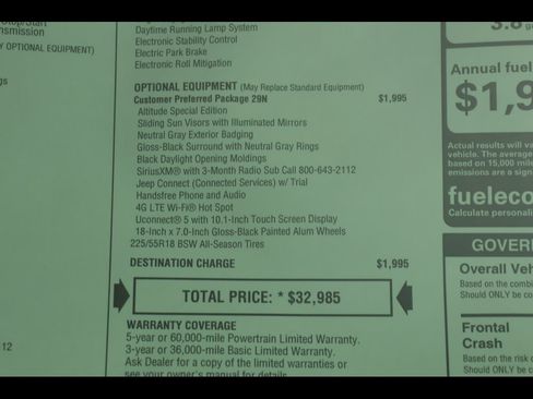 New 2026 Jeep Compass Latitude image 21