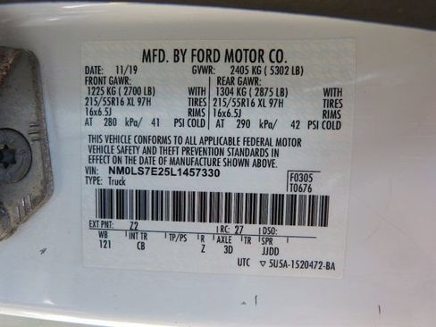 Used 2020 Ford Transit Connect XL FWD image 38