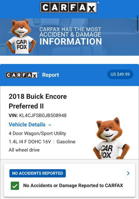 Used 2018 Buick Encore Preferred w/ Experience Buick Package AWD/4WD image 5