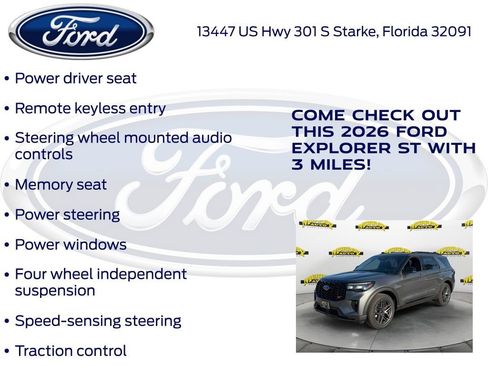New 2026 Ford Explorer ST RWD image 30