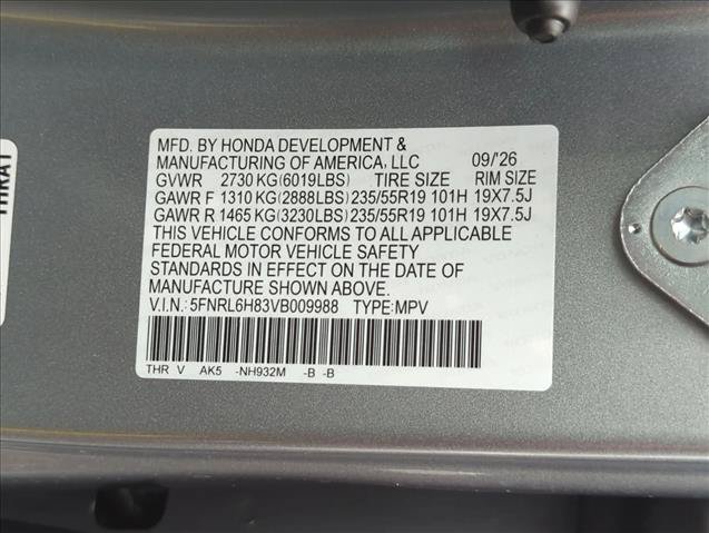 New 2027 Honda Odyssey Touring image 17