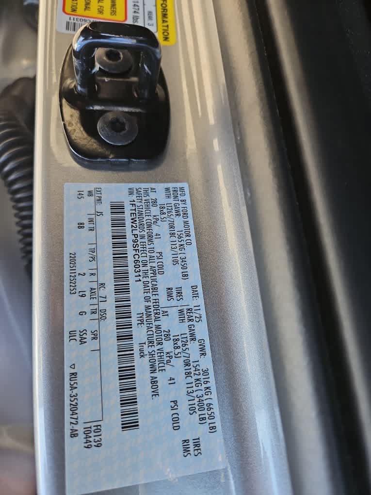 Certified 2025 Ford F150 STX w/ Equipment Group 201A FX4 AWD/4WD image 21