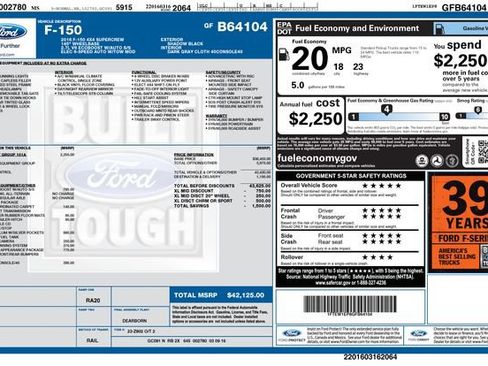 Used 2016 Ford F150 XL w/ Equipment Group 101A Mid AWD/4WD image 30
