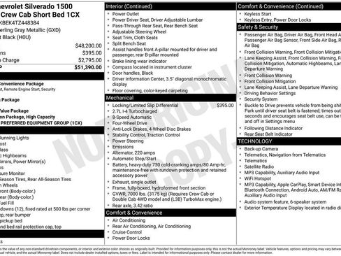 New 2026 Chevrolet Silverado 1500 Custom AWD/4WD image 28