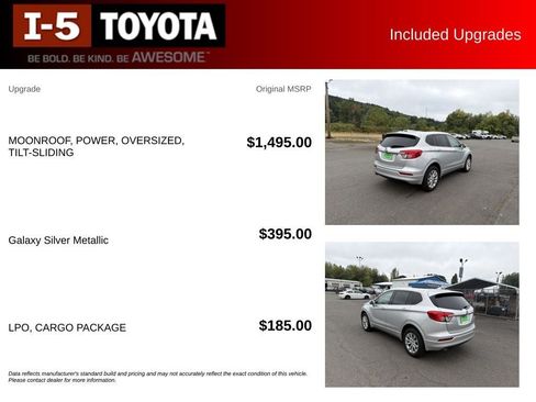Used 2017 Buick Envision Essence w/ LPO, Cargo Package AWD/4WD image 14