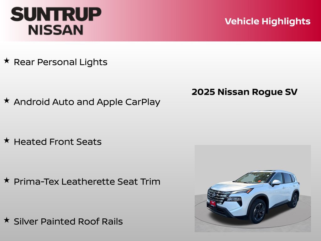 Certified 2025 Nissan Rogue SV w/ SV Premium Package FWD image 24
