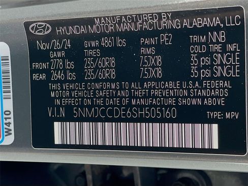 Certified 2025 Hyundai Tucson SEL AWD/4WD image 34