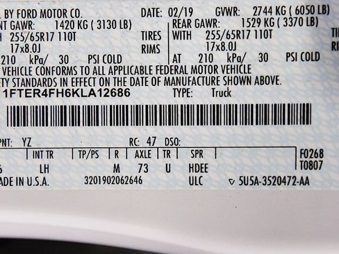 Used 2019 Ford Ranger XLT w/ Equipment Group 302A Luxury image 16