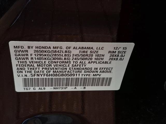 Used 2016 Honda Pilot Elite image 18