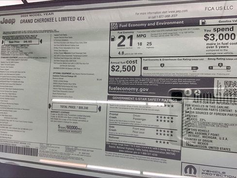 New 2025 Jeep Grand Cherokee L Limited image 21