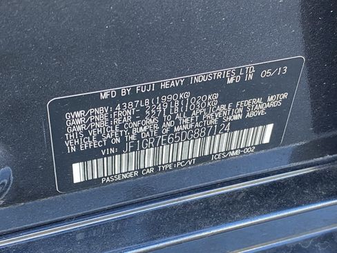 Used 2013 Subaru Impreza WRX Hatchback image 8