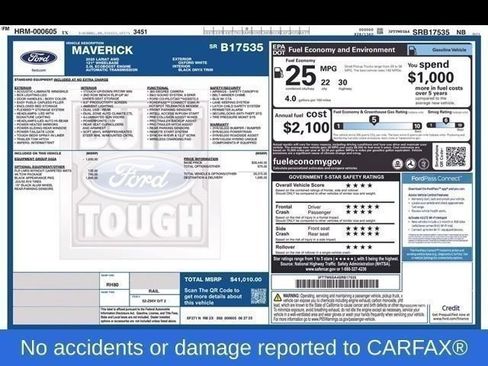 Used 2025 Ford Maverick Lariat w/ Black Appearance Package AWD/4WD image 6