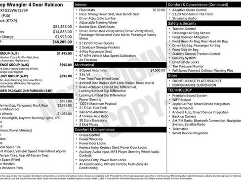 Used 2025 Jeep Wrangler Unlimited Rubicon w/ Safety Group AWD/4WD image 34