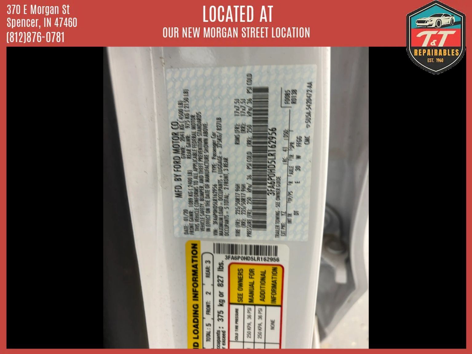 Used 2020 Ford Fusion SE FWD image 55