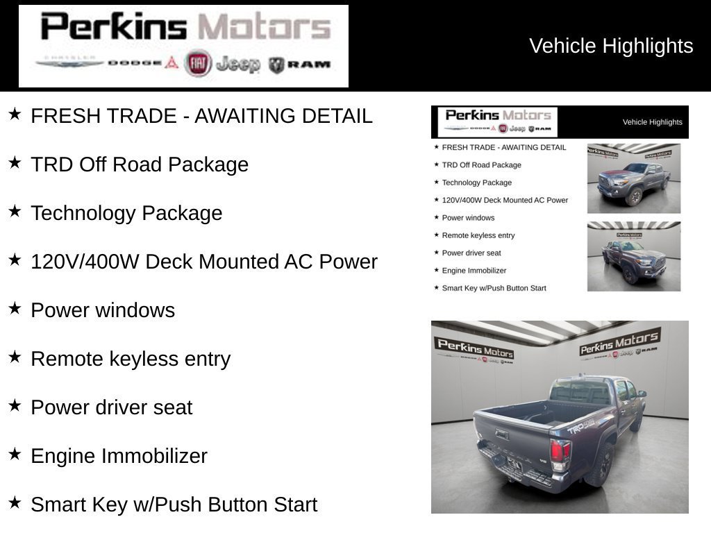 Used 2020 Toyota Tacoma TRD Off-Road w/ Technology Package AWD/4WD image 38