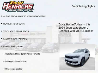 Used 2024 Jeep Wagoneer L Series II w/ Flexible Seating Group