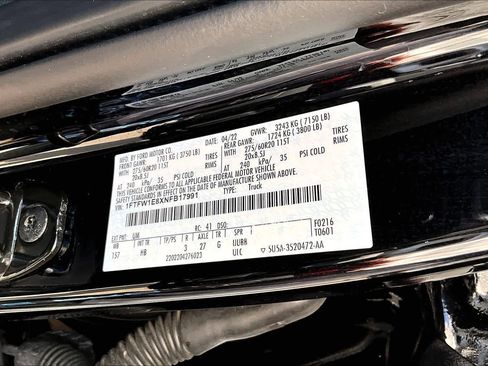 Certified 2022 Ford F150 Lariat w/ Equipment Group 502A High image 34