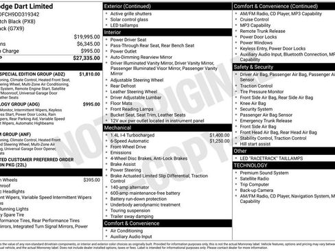 Used 2013 Dodge Dart Limited w/ Limited Special Edition Group image 44