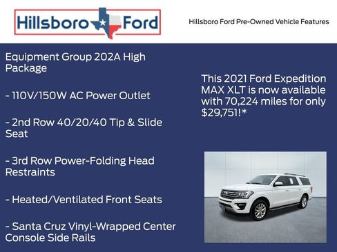 Used 2021 Ford Expedition Max XLT image 3