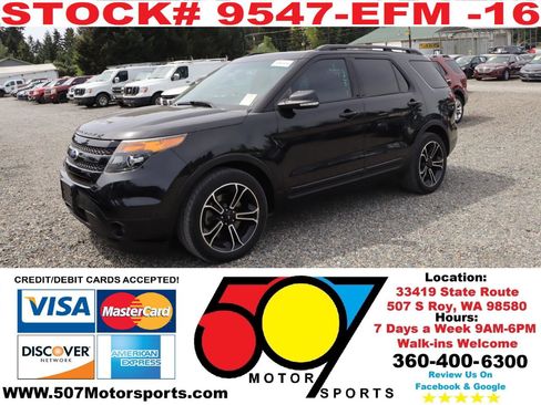 Used 2015 Ford Explorer Sport w/ Equipment Group 401A AWD/4WD image 2
