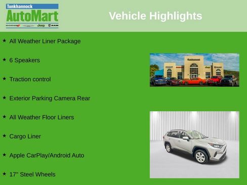 Used 2020 Toyota RAV4 LE w/ All Weather Liner Package AWD/4WD image 6